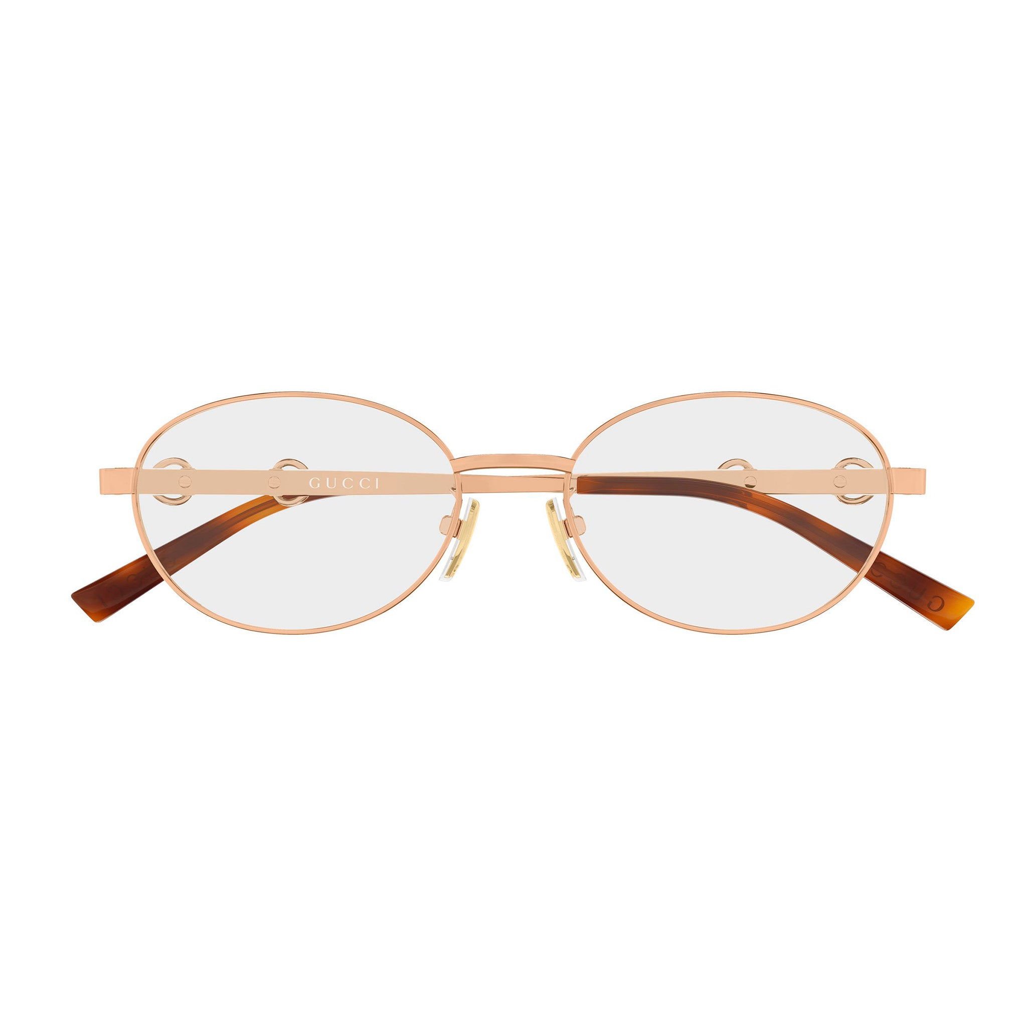 Gucci Gg2221ok Gold Female Round Optical Frames | Eyewear Index