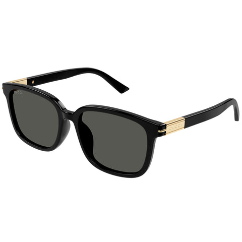 Gucci Gg1505sk Black Male Rectangle Sunglasses | Eyewear Index