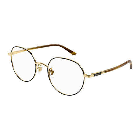 Gucci Gg1349o Gold Male Round Optical Frames | Eyewear Index