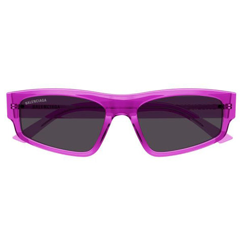 Balenciaga Bb0305s Fuchsia Uni-Sex Rectangle Sunglasses | Eyewear Index