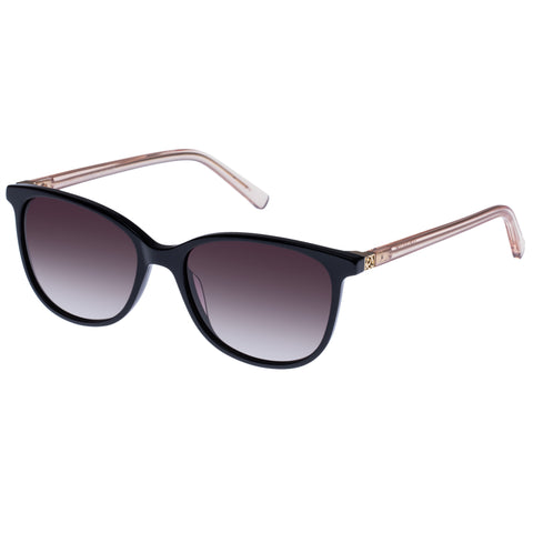 Oroton Lillian 55 Black Female D-Frame Sunglasses | Eyewear Index