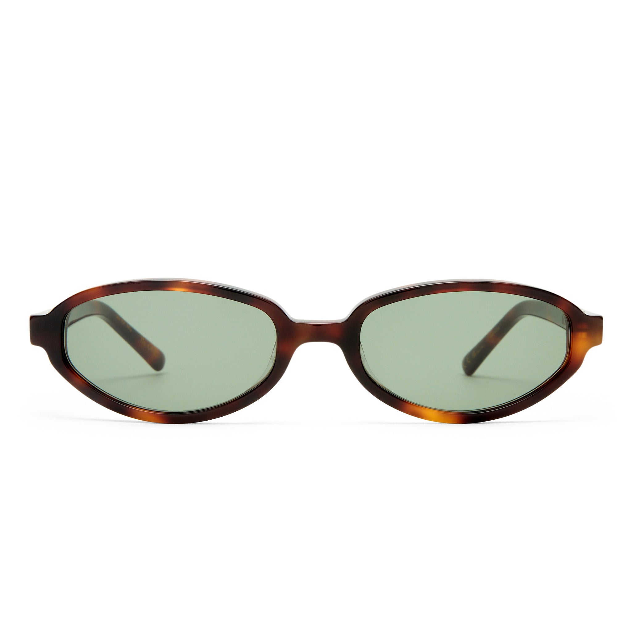 Luv Lou The Olive Tort Female Oval Sunglasses | Eyewear Index