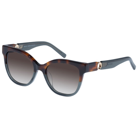 Oroton Brandy Signature Tort Soot Splice Female Cat-Eye Sunglasses | Eyewear Index