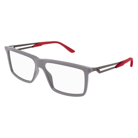 Puma Pu0351o Grey Male Rectangle Optical Frames | Eyewear Index