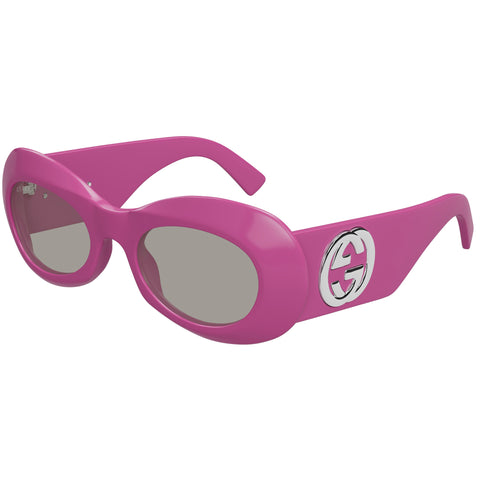 Gucci Gg1696s Fuchsia Female Round Sunglasses | Eyewear Index