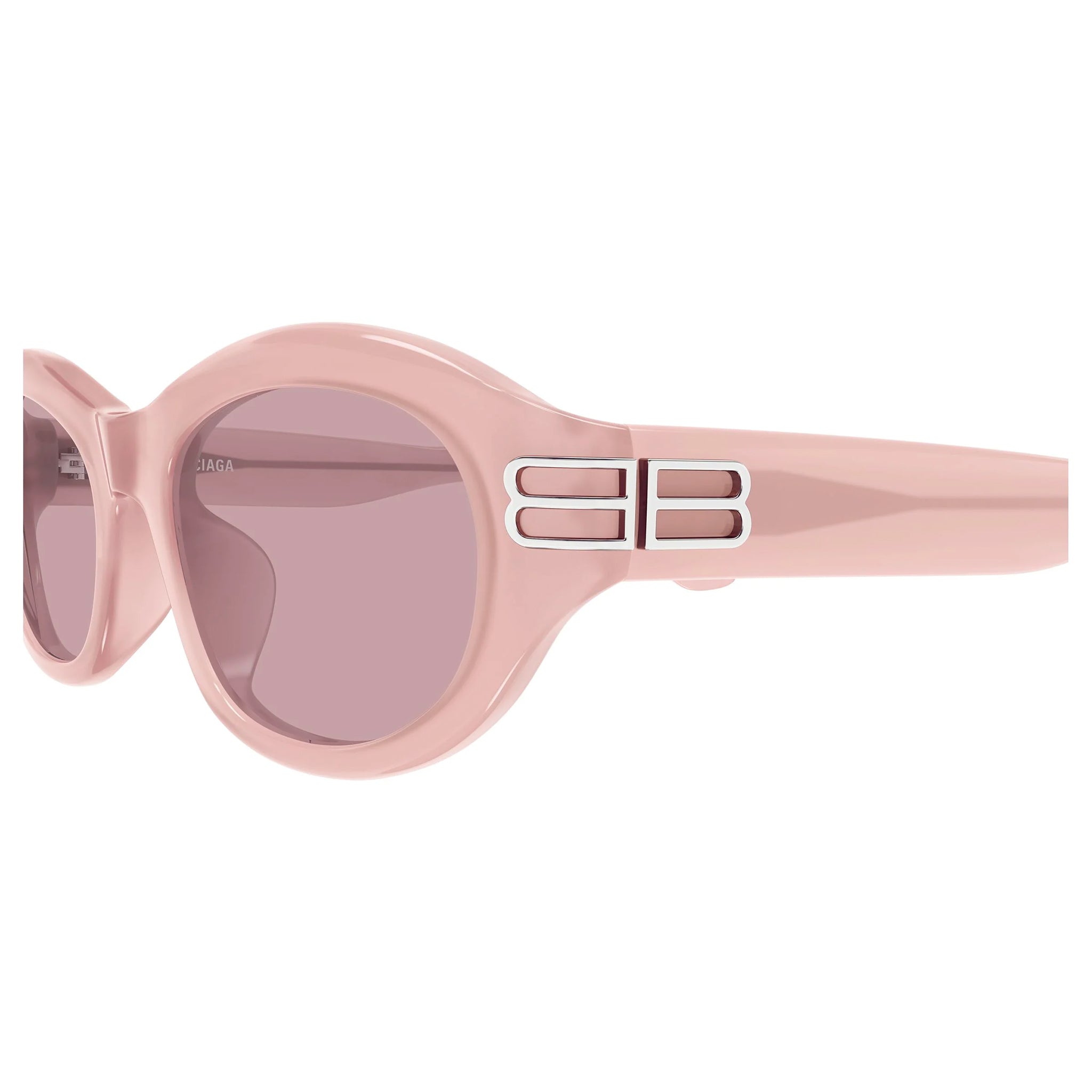 Balenciaga Bb0434sk Pink Female Oval Sunglasses | Eyewear Index