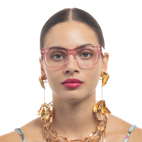 Camilla Curtain Call Pink Lemonade Female D-Frame Optical Frames | Eyewear Index