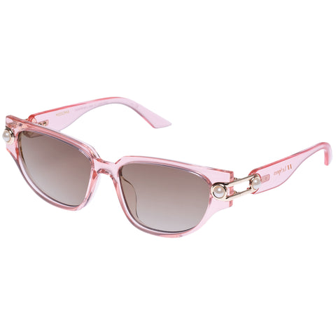 Le Specs Serpens Link Rose Pearl Female Cat-Eye Sunglasses | Eyewear Index