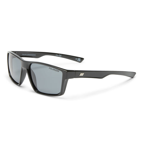 Le Specs Dauntless Black Uni-Sex Wrap Sunglasses | Eyewear Index