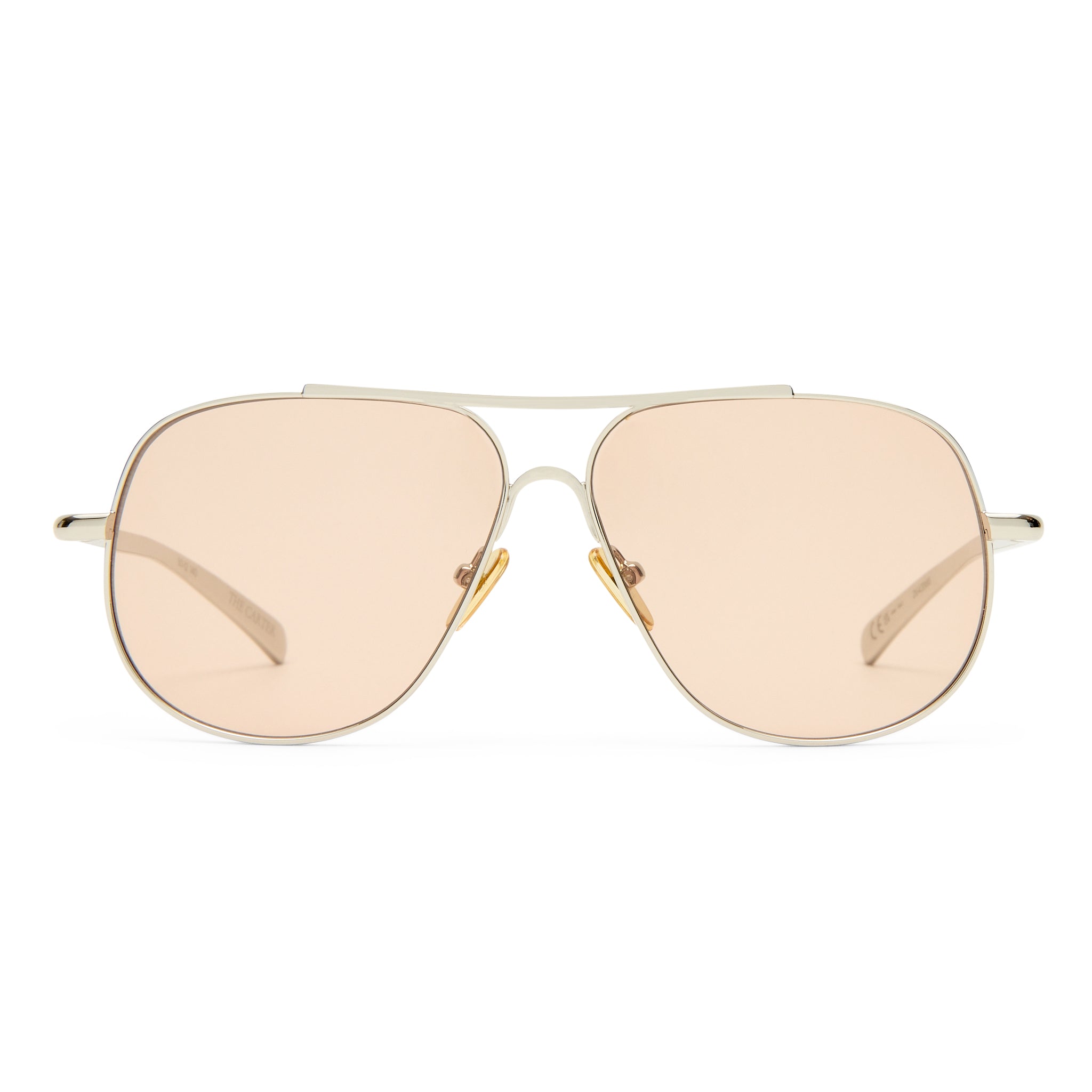 Luv Lou The Carter Silver Female Aviator Sunglasses | Eyewear Index