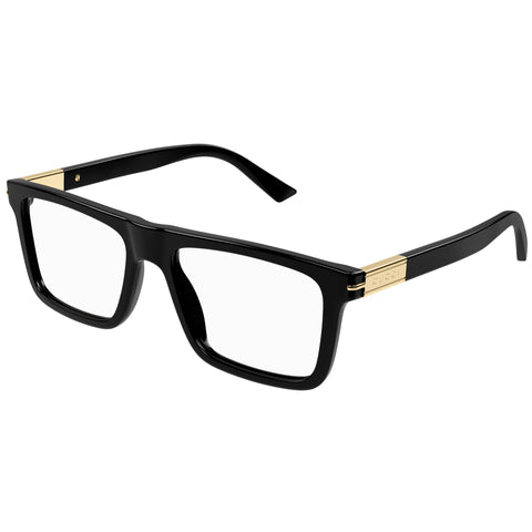 Gucci Gg1504o Black Male Rectangle Optical Frames | Eyewear Index