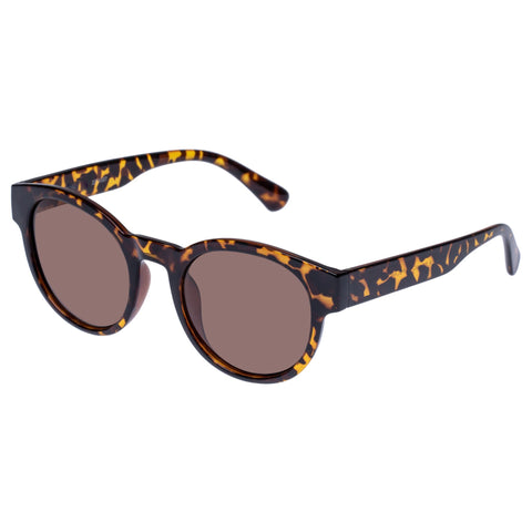 Cancer Council Berrimah Dark Tort Female Round Sunglasses | Eyewear Index