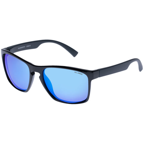 Cancer Council Holsworthy Black Matte Navy Male D-Frame Sunglasses | Eyewear Index