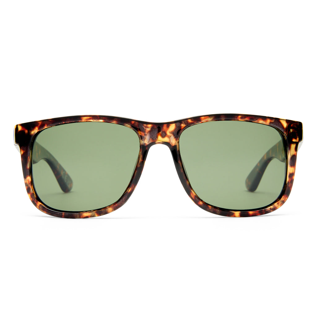 Solarized Classic Square Dark Tort Male D-Frame Sunglasses | Eyewear Index