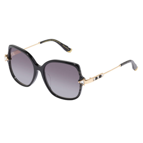 Camilla Alexandria Affair Black Female Square Sunglasses | Eyewear Index