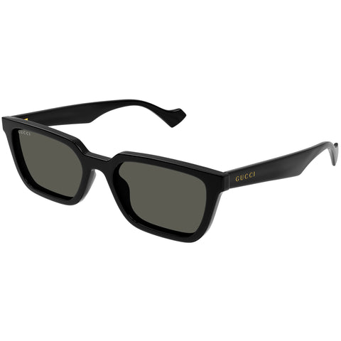 Gucci Gg1539s Black Male Rectangle Sunglasses | Eyewear Index