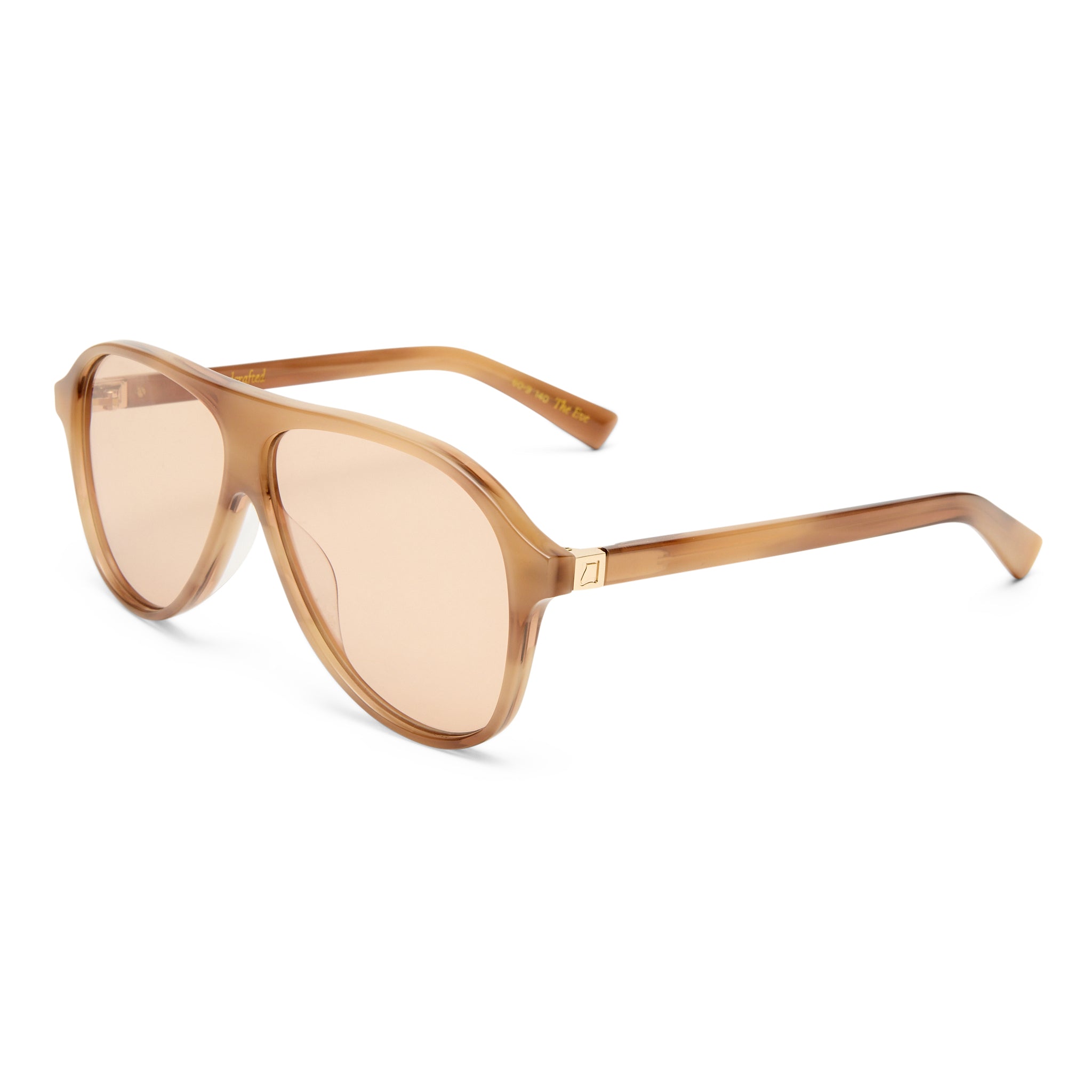 Luv Lou The Eve Smokey Haze Female Aviator Sunglasses | Eyewear Index