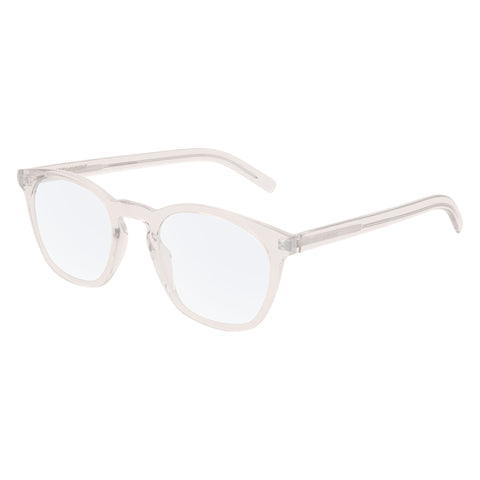 Saint Laurent Sl30slim Beige Uni-Sex Round Optical Frames | Eyewear Index