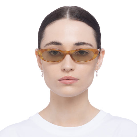 Aire Avior Vintage Tort Female Cat-Eye Sunglasses | Eyewear Index