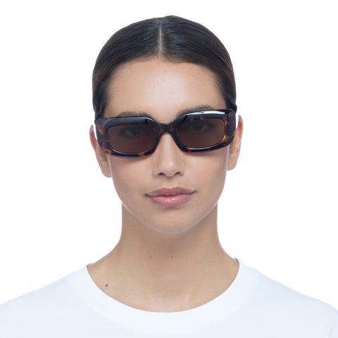 Aire Orbit Syrup Tort Uni-Sex Rectangle Sunglasses | Eyewear Index