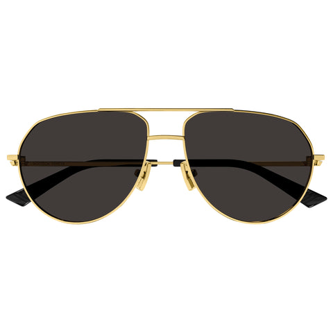 Bottega Veneta Bv1302s Gold Uni-Sex Navigator Sunglasses | Eyewear Index