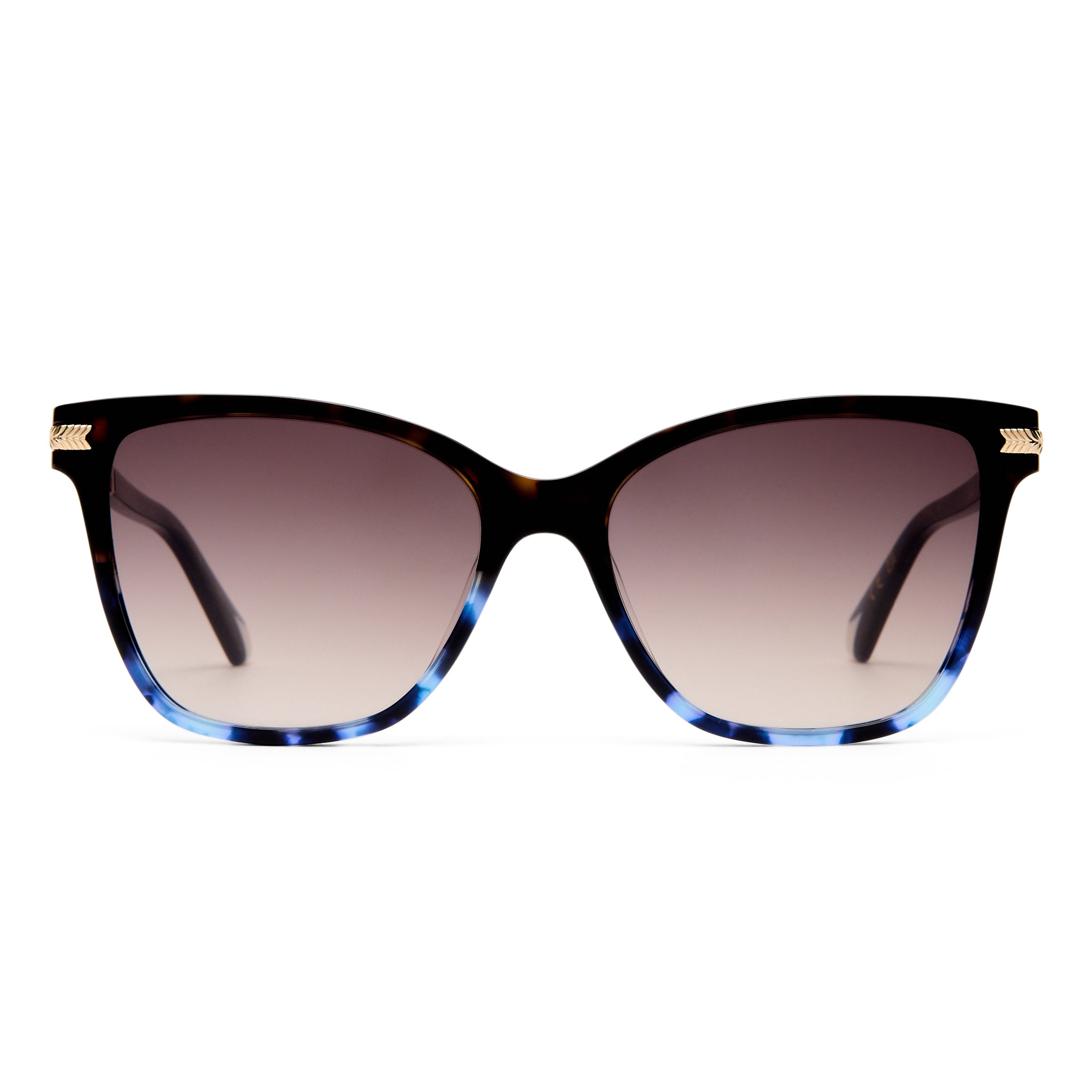 Camilla Intermission Dark Tort Blue Tort Female Cat-Eye Sunglasses | Eyewear Index