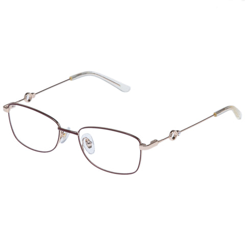 Oroton Brighton Gold Red Female Rectangle Optical Frames | Eyewear Index