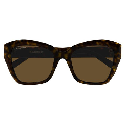 Balenciaga Bb0273sa Havana Female Butterfly Sunglasses | Eyewear Index