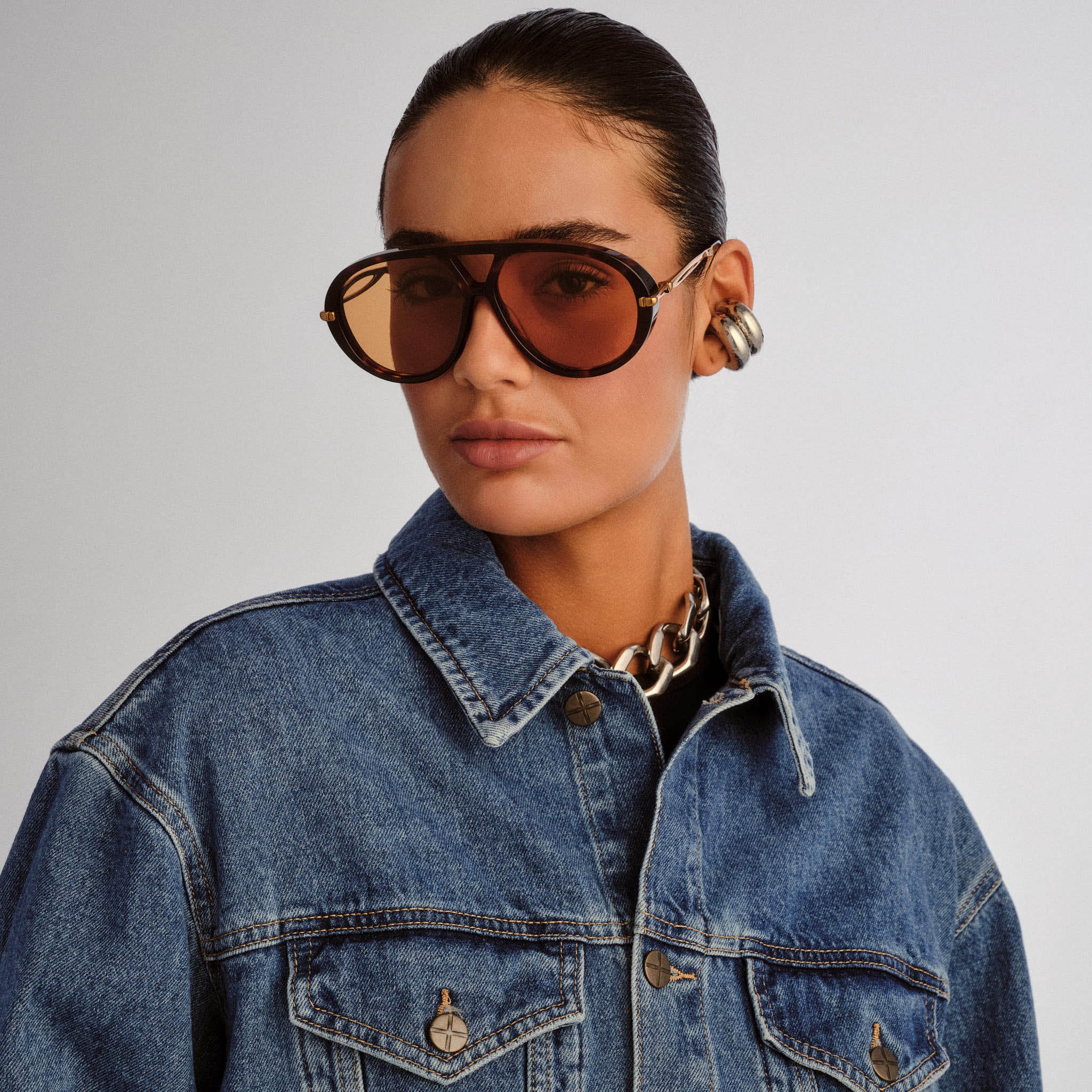 Ksubi The Kondor Old Skool Tort Uni-Sex Aviator Sunglasses | Eyewear Index