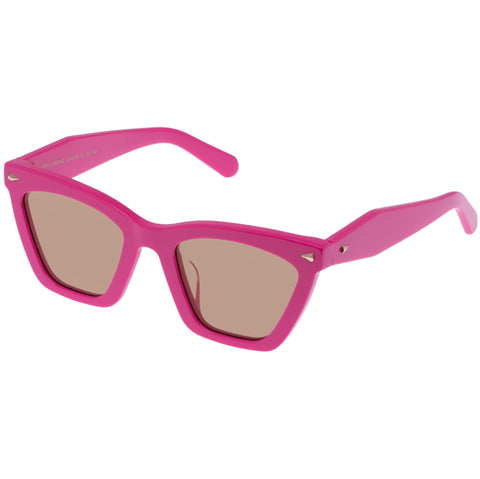 Karen Walker Spellbound Fuchsia Female Cat-Eye Sunglasses | Eyewear Index