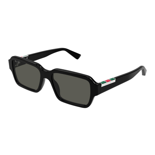 GUCCIレトロサングラス Gucci Gg1887s Black Male Rectangle Sunglasses | Eyewear Index