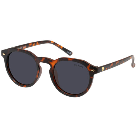 Solarized Vintage Round Matte Tort Uni-Sex Round Sunglasses | Eyewear Index