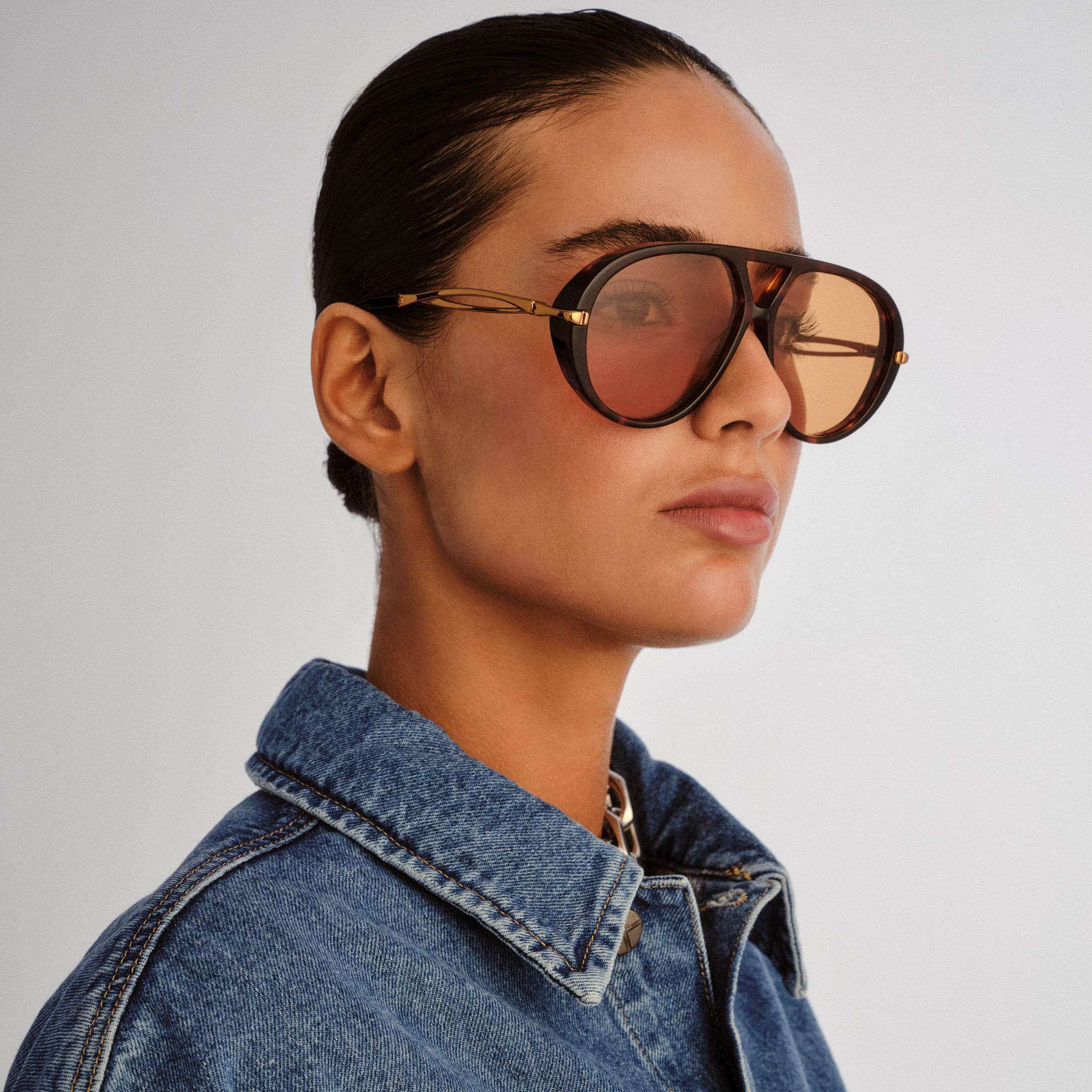 Ksubi The Kondor Old Skool Tort Uni-Sex Aviator Sunglasses | Eyewear Index