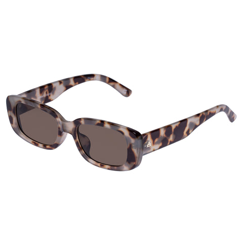 Aire Ceres Cookie Tort Uni-Sex Rectangle Sunglasses | Eyewear Index