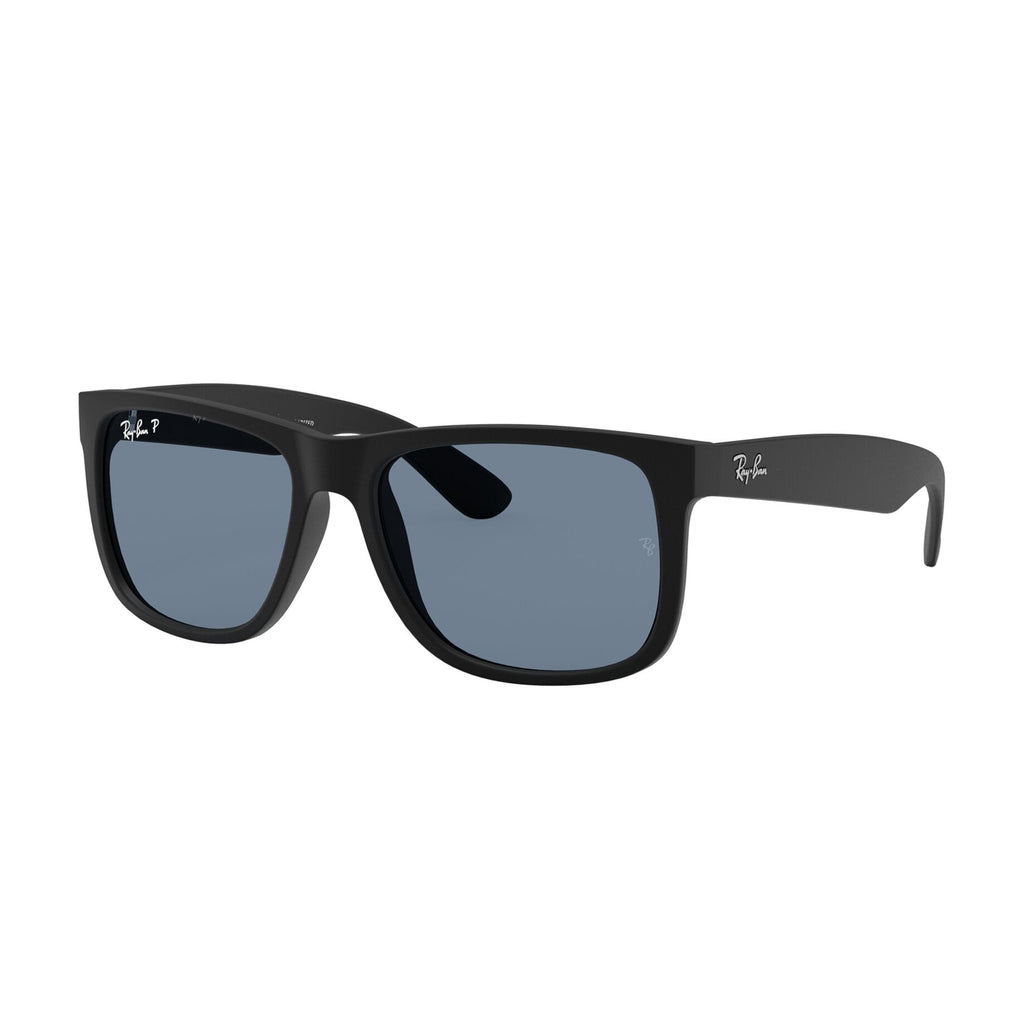 Ray-Ban 4165 Justin 6222v Rubber Black Male Square Sunglasses | Eyewear Index