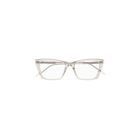 Saint Laurent Sl737micathop Beige Female Rectangle Optical Frames | Eyewear Index