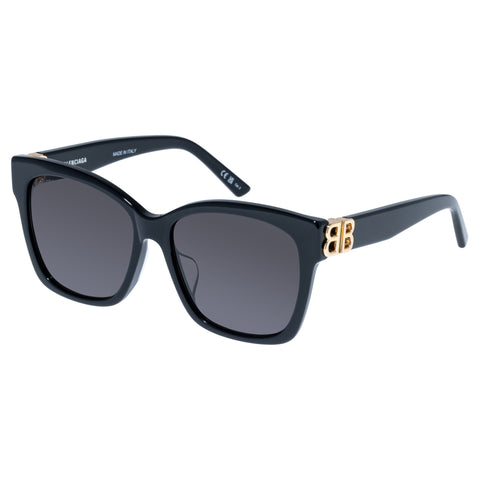 Balenciaga Bb0102sa Black Female Square Sunglasses | Eyewear Index