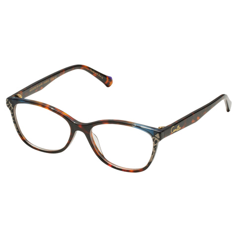 Camilla Weekend In Napa Dark Tort Glitter Leopard Female Cat-Eye Optical Frames | Eyewear Index