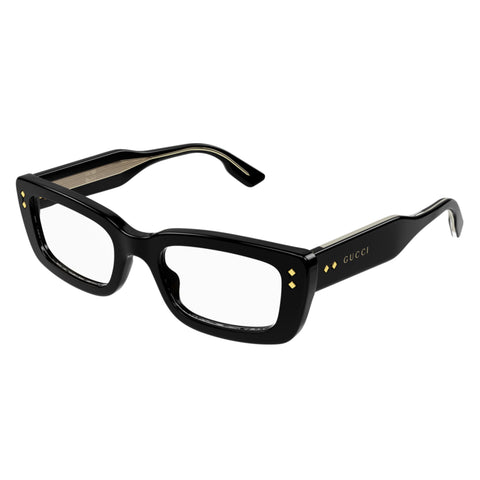 Gucci Gg1216o Black Female Rectangle Optical Frames | Eyewear Index