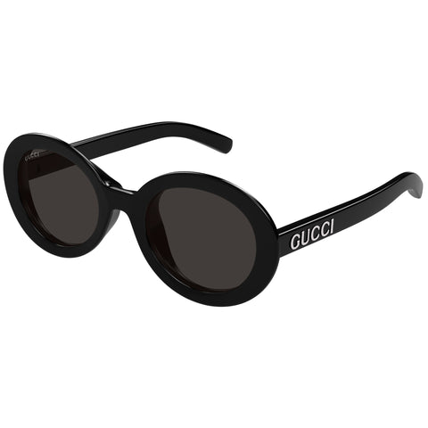 Gucci Gg1722sa Black Female Round Sunglasses | Eyewear Index