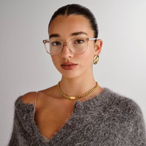 Le Specs Formentera Rosewater Female Round Optical Frames | Eyewear Index