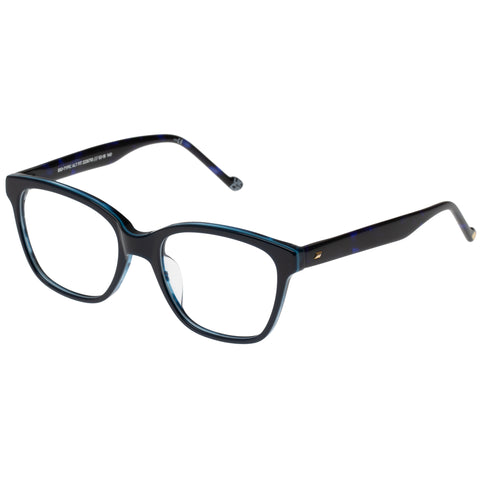 Le Specs Bio-Typic Alt Fit Navy Navy Tort Female D-Frame Optical Frames | Eyewear Index