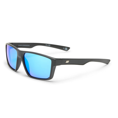 Le Specs Dauntless Matte Black Uni-Sex Wrap Sunglasses | Eyewear Index