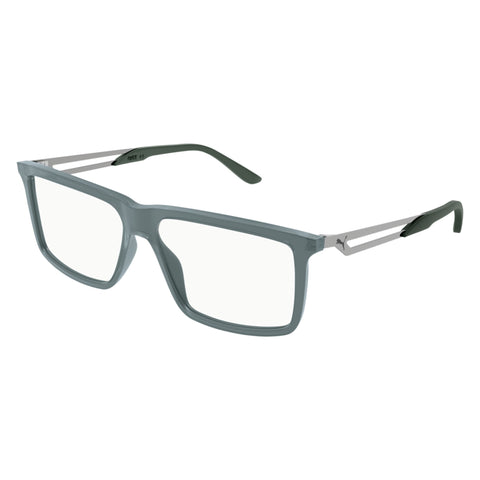 Puma Pu0351o Green Male Rectangle Optical Frames | Eyewear Index