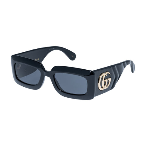 Gucci Gg0811s Black Female Rectangle Sunglasses | Eyewear Index