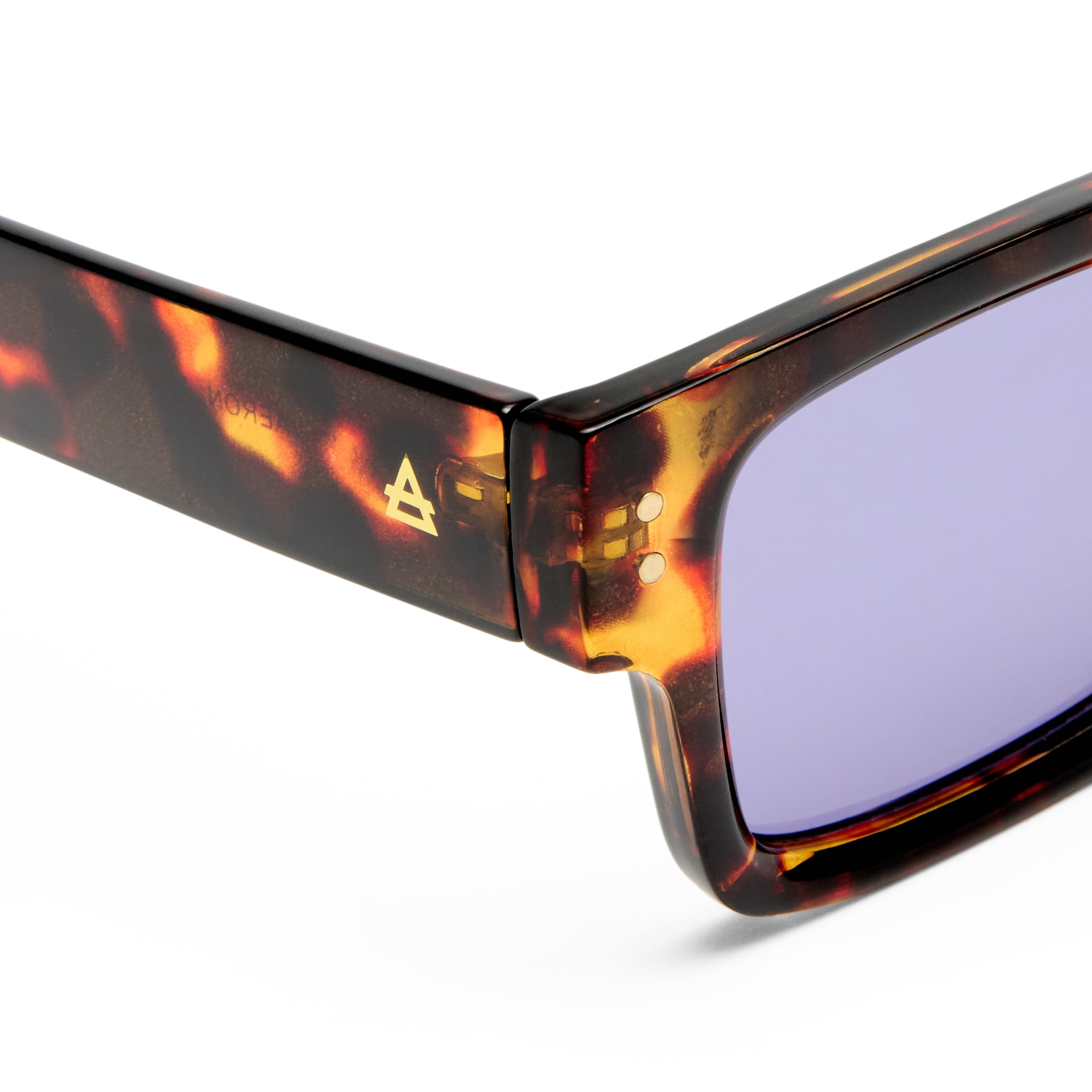Aire Aeron Amber Tort Uni-Sex Rectangle Sunglasses | Eyewear Index