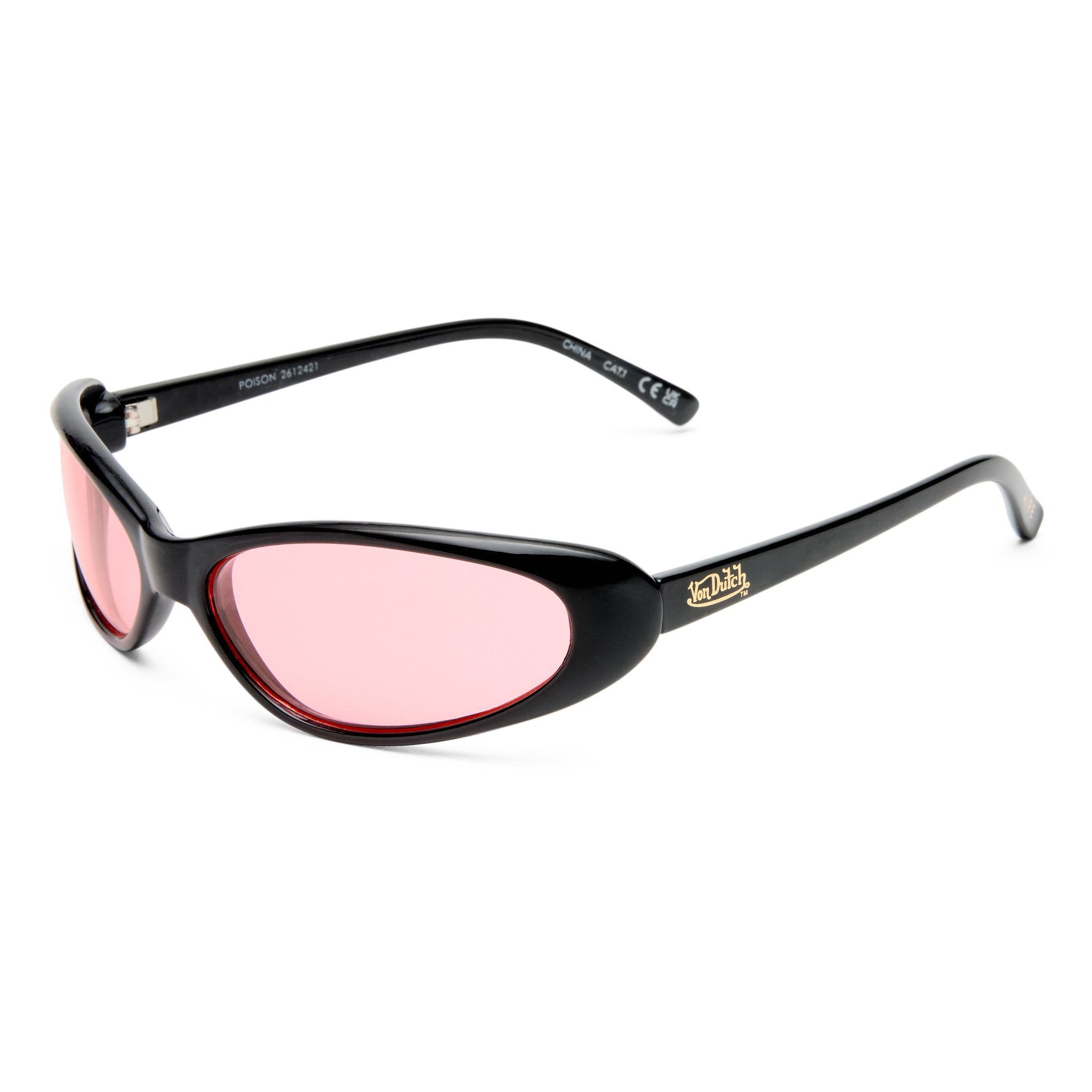 Aire Poison Black Uni-Sex Oval Sunglasses | Eyewear Index