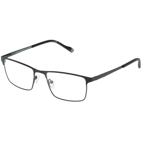 Le Specs Advantageous Matte Black Khaki Male D-Frame Optical Frames | Eyewear Index