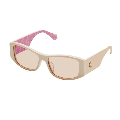 Camilla Pinot At The Palazzo Butter Female Rectangle Sunglasses | Eyewear Index