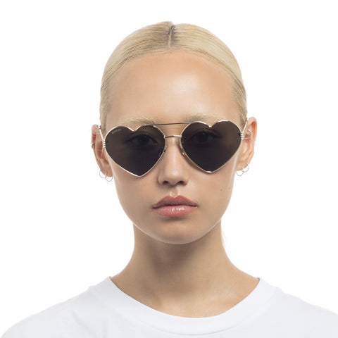 Gucci Gg1283s Gold Female Round Sunglasses | Eyewear Index